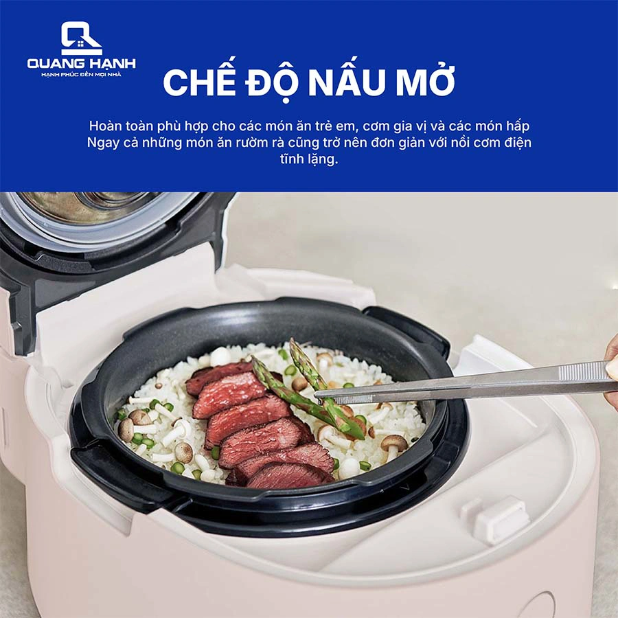 Nồi cơm điện cao tần áp suất kép CRP-NHTR0610FP 1.08L 7